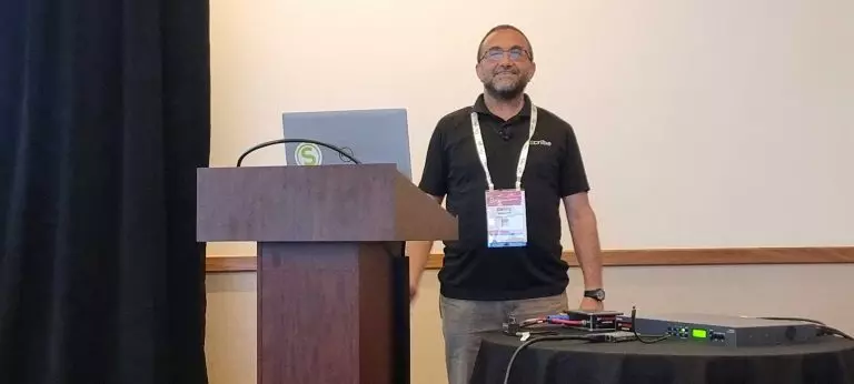 Danny presenting