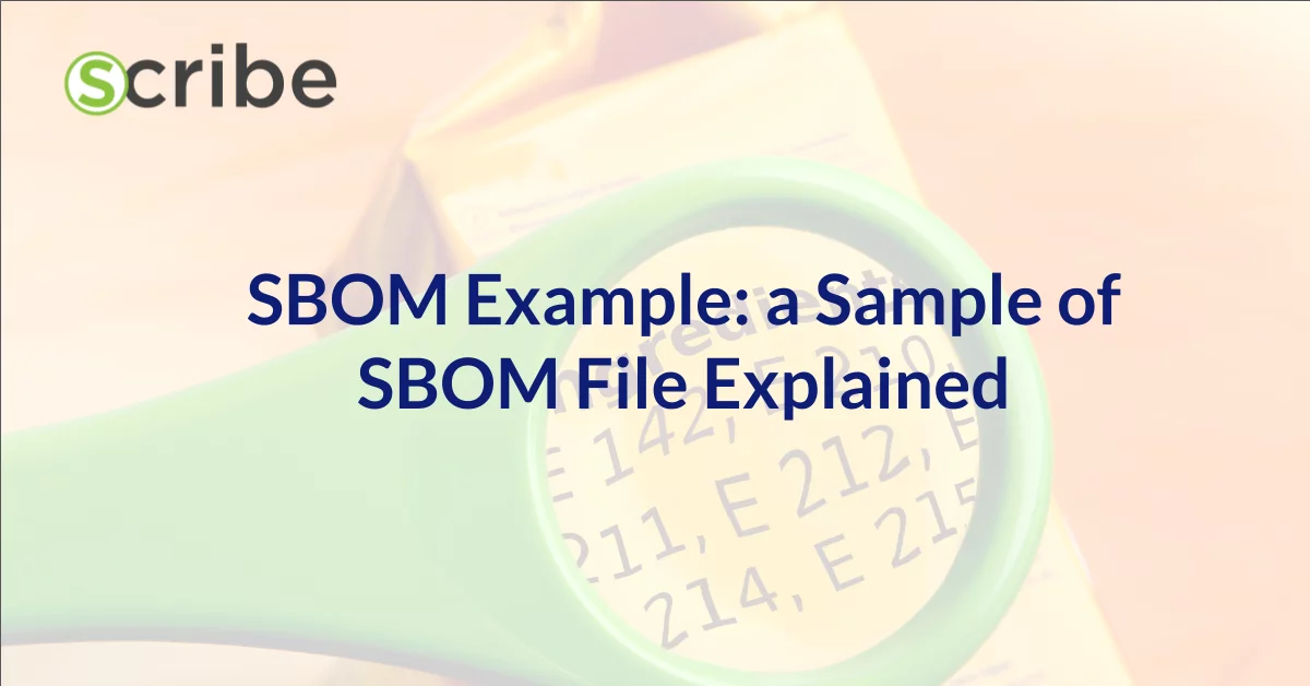 SBOM Example: a Sample of SBOM File Explained SBOM Example: a Sample of SBOM File Explained